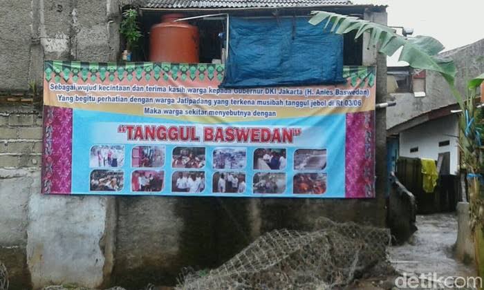 Pembangunan di Ruang Hijau Bikin Tanggul Baswedan Jebol