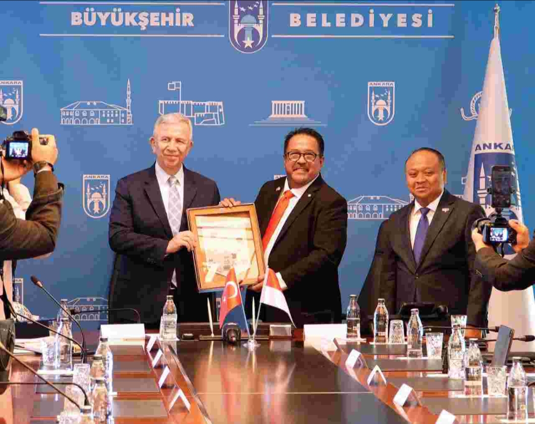 Wagub Rano dan Wali Kota Ankara Bahas Peluang Kerja Sama Ciptakan Smart City