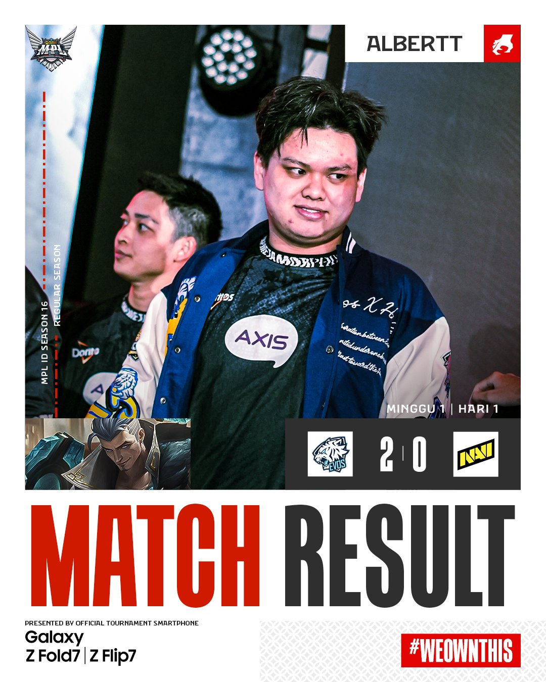 Hasil MPL: Evos Rebut Kemenangan Pertama dengan Roster Baru