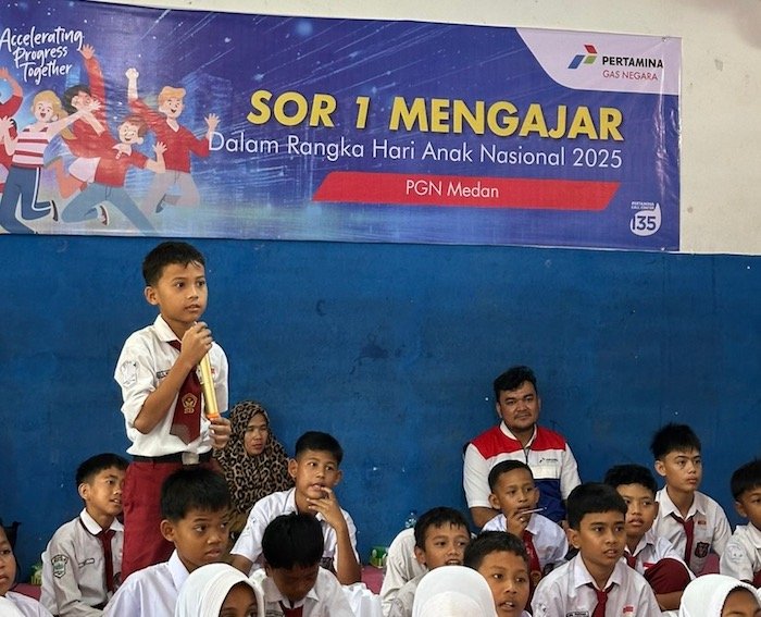 PGN SOR 1 Ajak 50 Siswa SD PAB 4 Manunggal Kenali Nilai Budaya BUMN