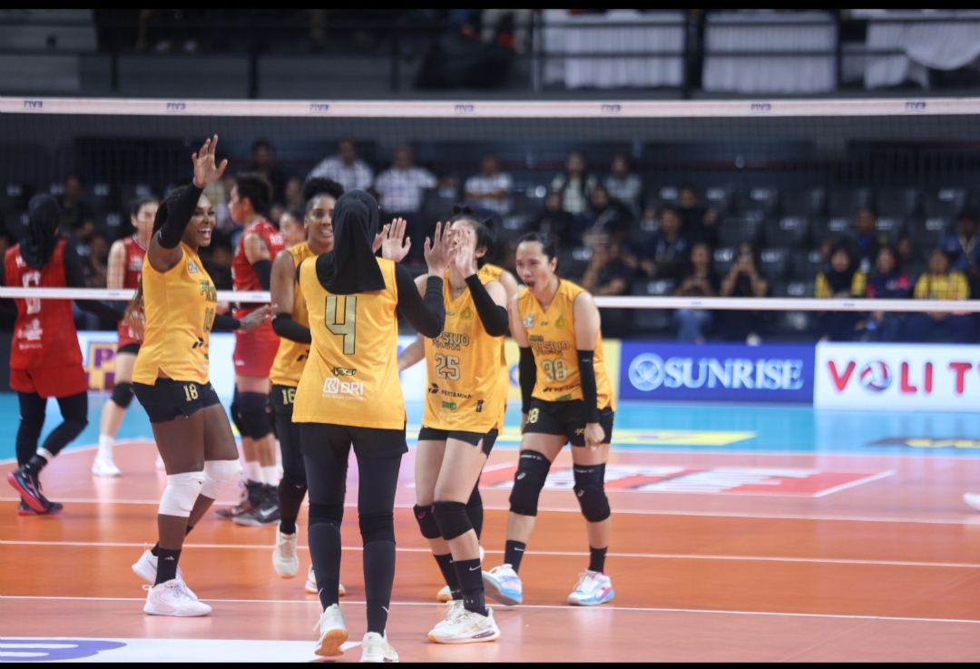 Tampil Dominan, Popsivo Polwan Bukukan Kemenangan Telak atas Medan Falcons di Laga Pembuka Proliga 2026