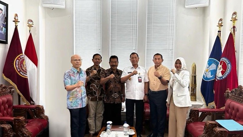 Rektor Unhan RI Terima Audiensi CEO Kawoong Innovation 