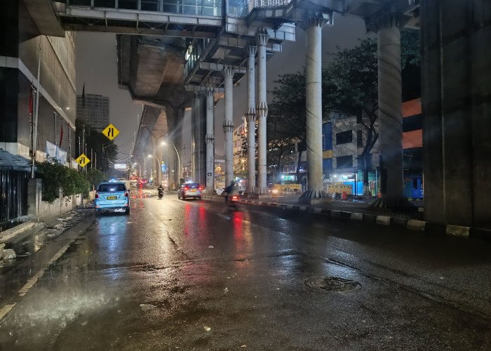 Jaksel Diguyur Hujan di Malam Hari, Cipulir dan Sekitarnya Tidak Banjir