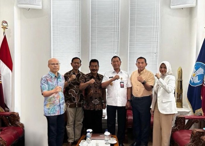 Rektor Unhan RI Terima Audiensi CEO Kawoong Innovation 