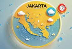  Prakiraan Cuaca Wilayah Jakarta dan Sekitarnya pada Senin Pagi dan Malam Hari