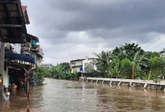 Luapan Kali Mampang Bikin 12 RT di Jaksel Banjir
